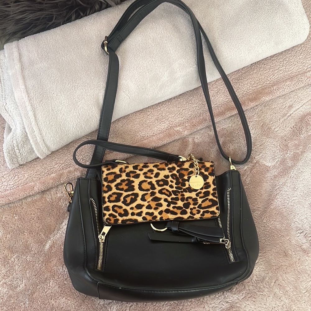 Cheetah print bag